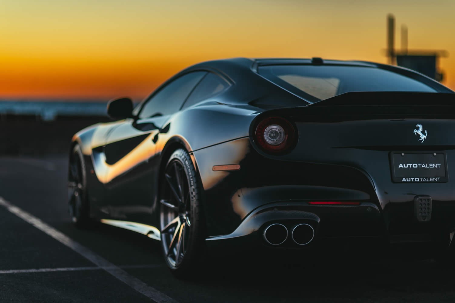 Black Sport Car, Car, Ferrari, Ferrari F12berlinetta - Ferrari F12 Berlinetta Hd , HD Wallpaper & Backgrounds