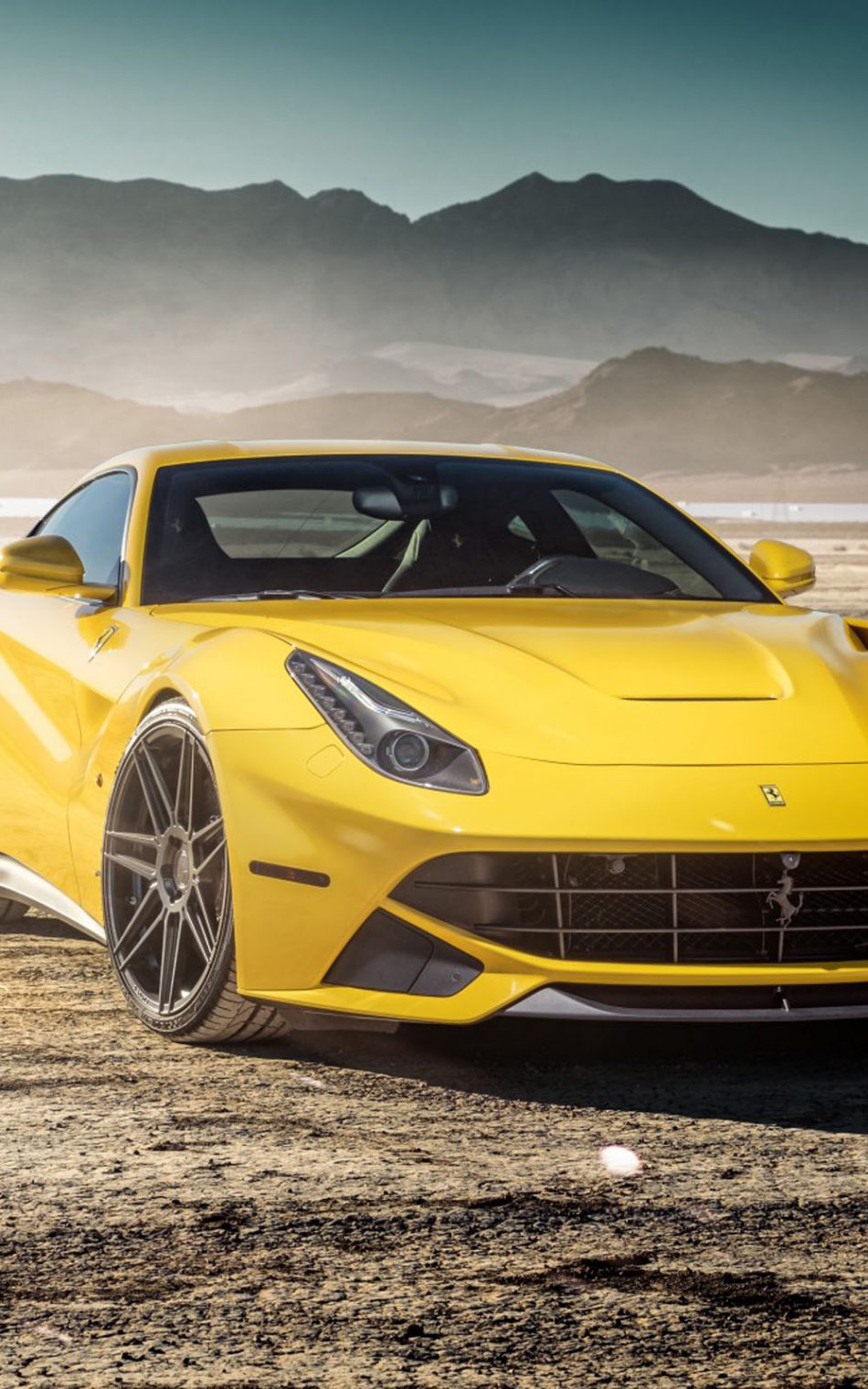 Yellow Ferrari F12 Hd Mobile Wallpaper - Ferrari Hd Wallpapers For Mobile , HD Wallpaper & Backgrounds