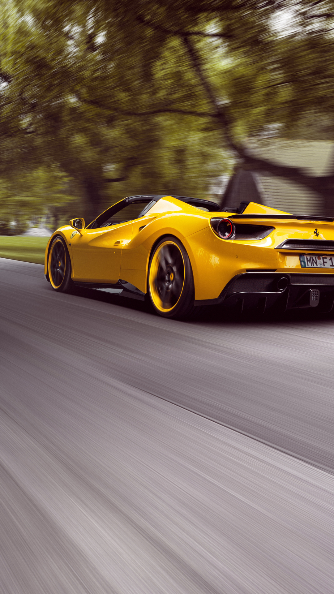 Vehicles / Ferrari 488 Mobile Wallpaper - Velocidade Da Ferrari , HD Wallpaper & Backgrounds