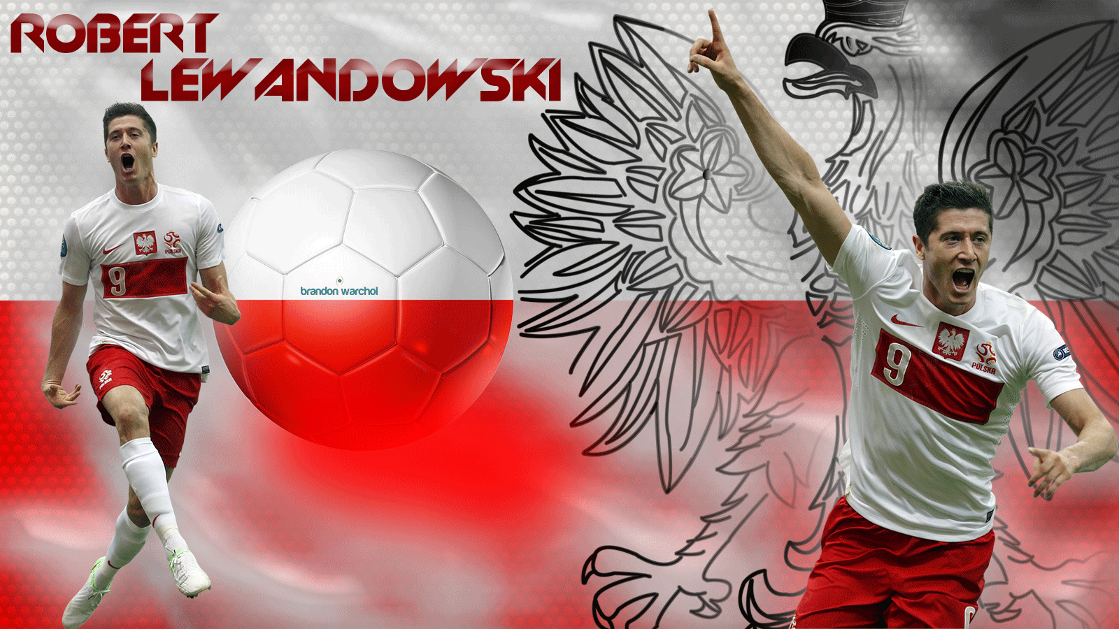 Robert Lewandowski Wallpaper - Robert Lewandowski Poland , HD Wallpaper & Backgrounds