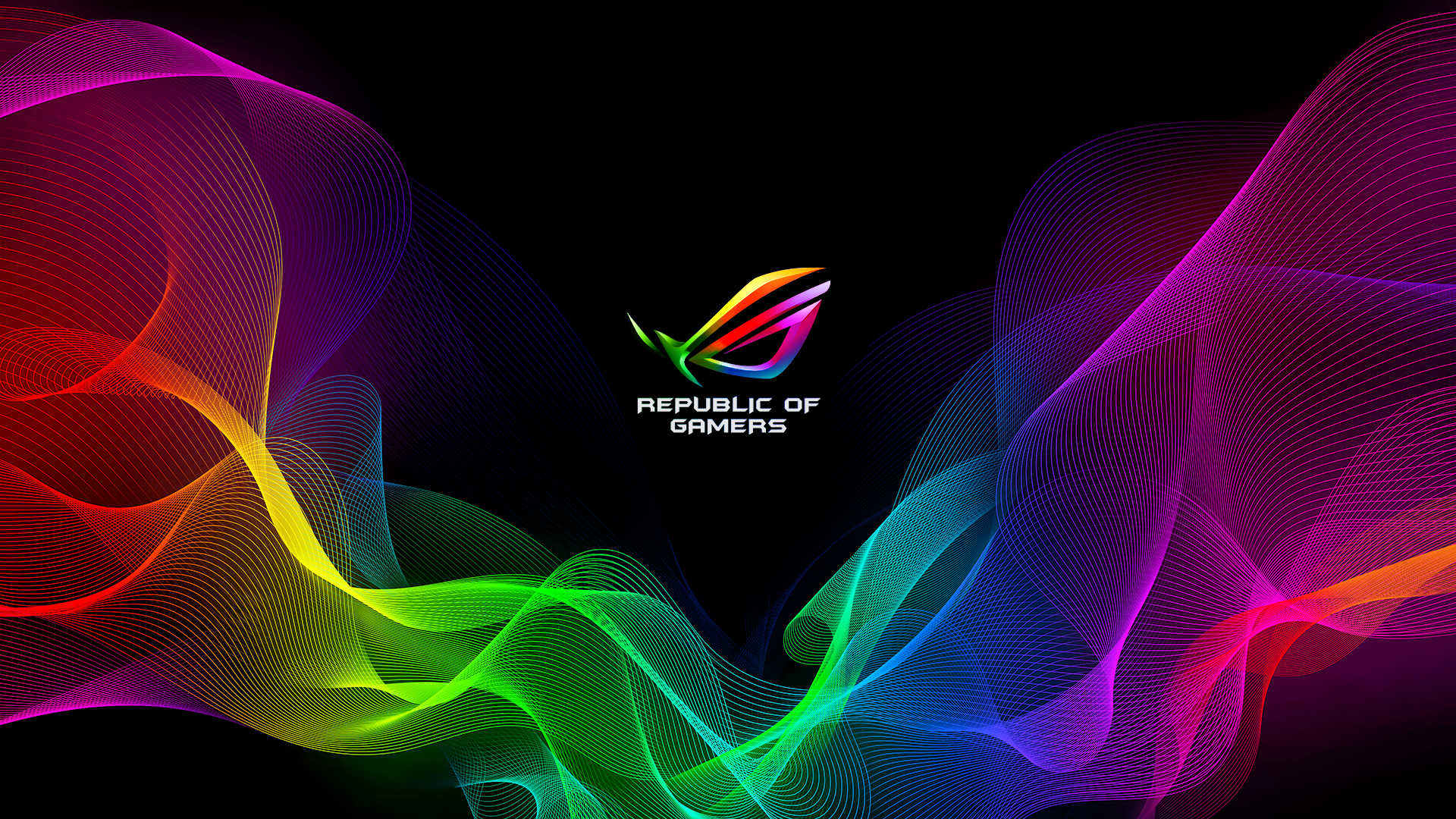 Rgb Rog Wallpaper Based On The One From Razer - Asus Rog Wallpaper Rgb , HD Wallpaper & Backgrounds