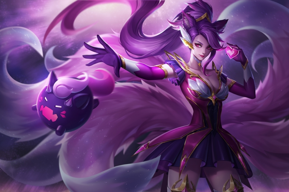 Star Guardian Ahri - Lol Star Guardian Ahri , HD Wallpaper & Backgrounds