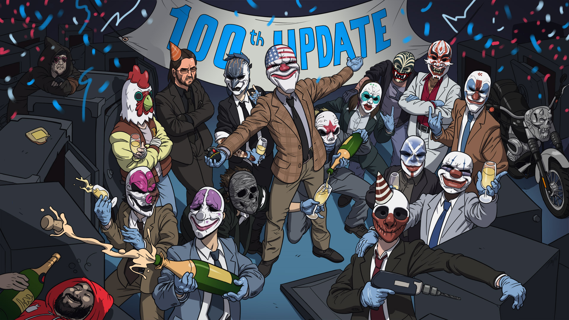 Payday 2 100th Update , HD Wallpaper & Backgrounds