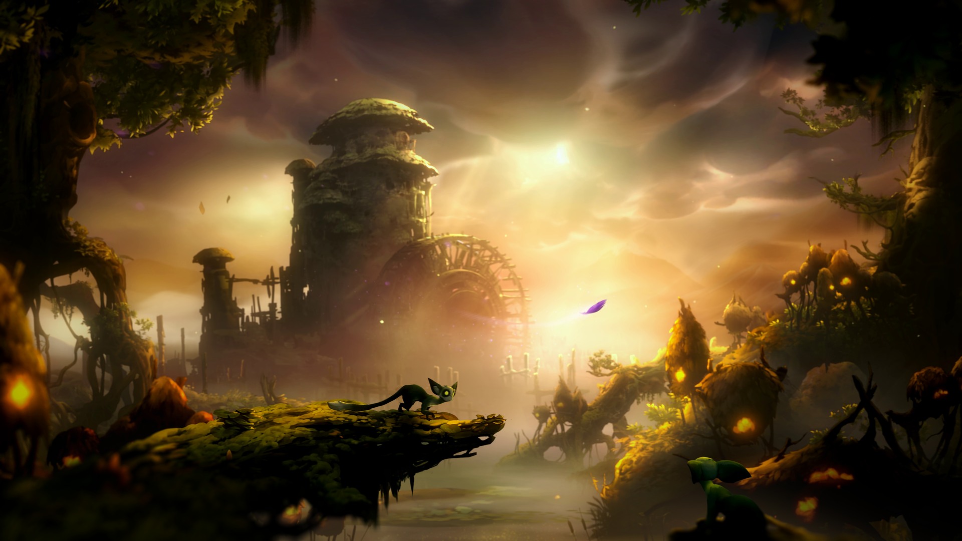 Mill In The Magic Forest Wallpaper From Ori And The - Ori And The Will Of The Wisps , HD Wallpaper & Backgrounds