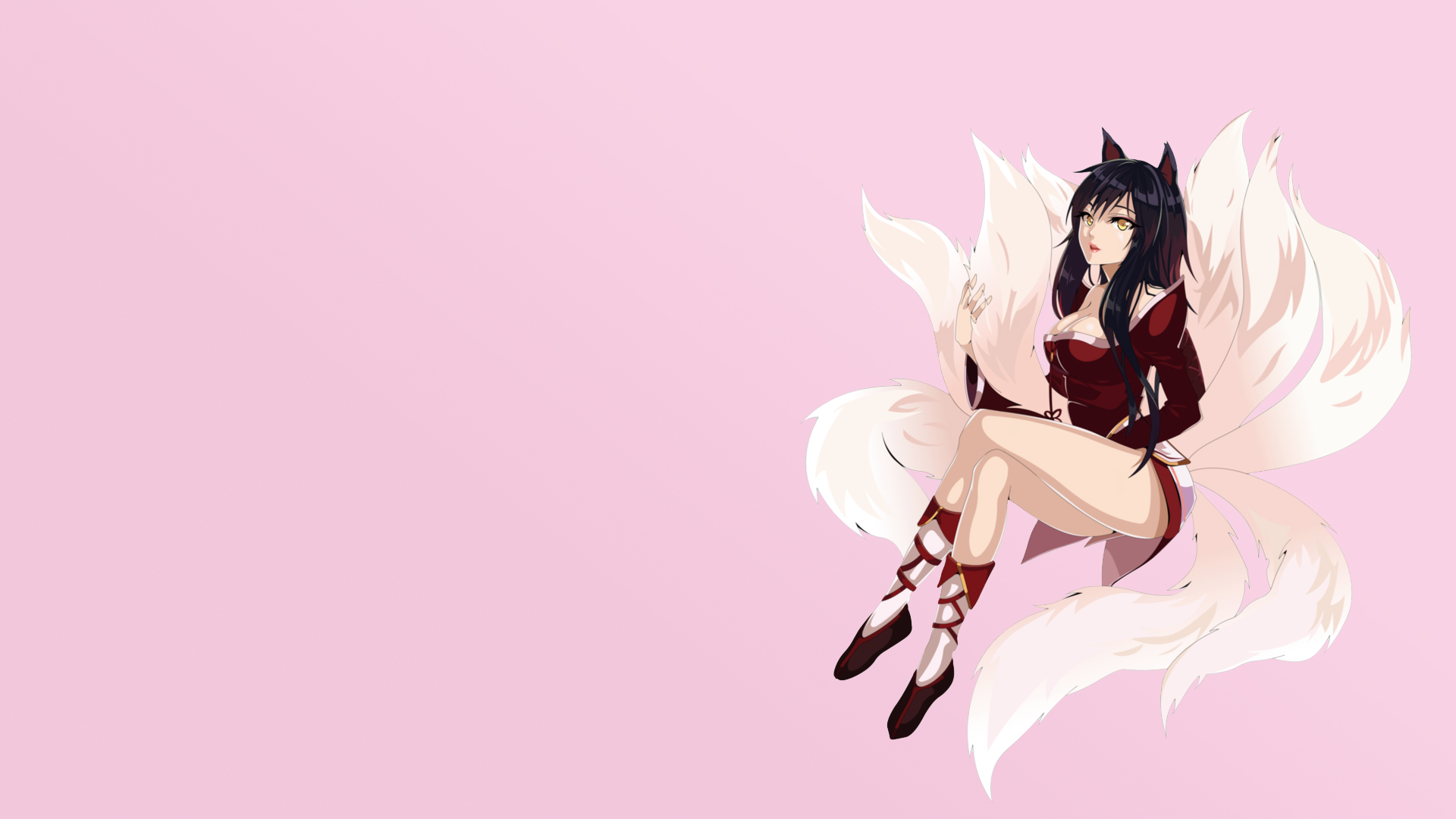 Ahri Wallpaper - Ahri Desktop Background , HD Wallpaper & Backgrounds