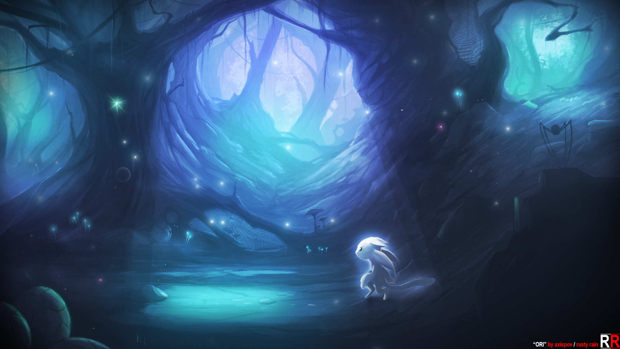 Ori And The Blind Forest Wallpaper 4k - Ori And The Blind Forest Wallpaper Art , HD Wallpaper & Backgrounds