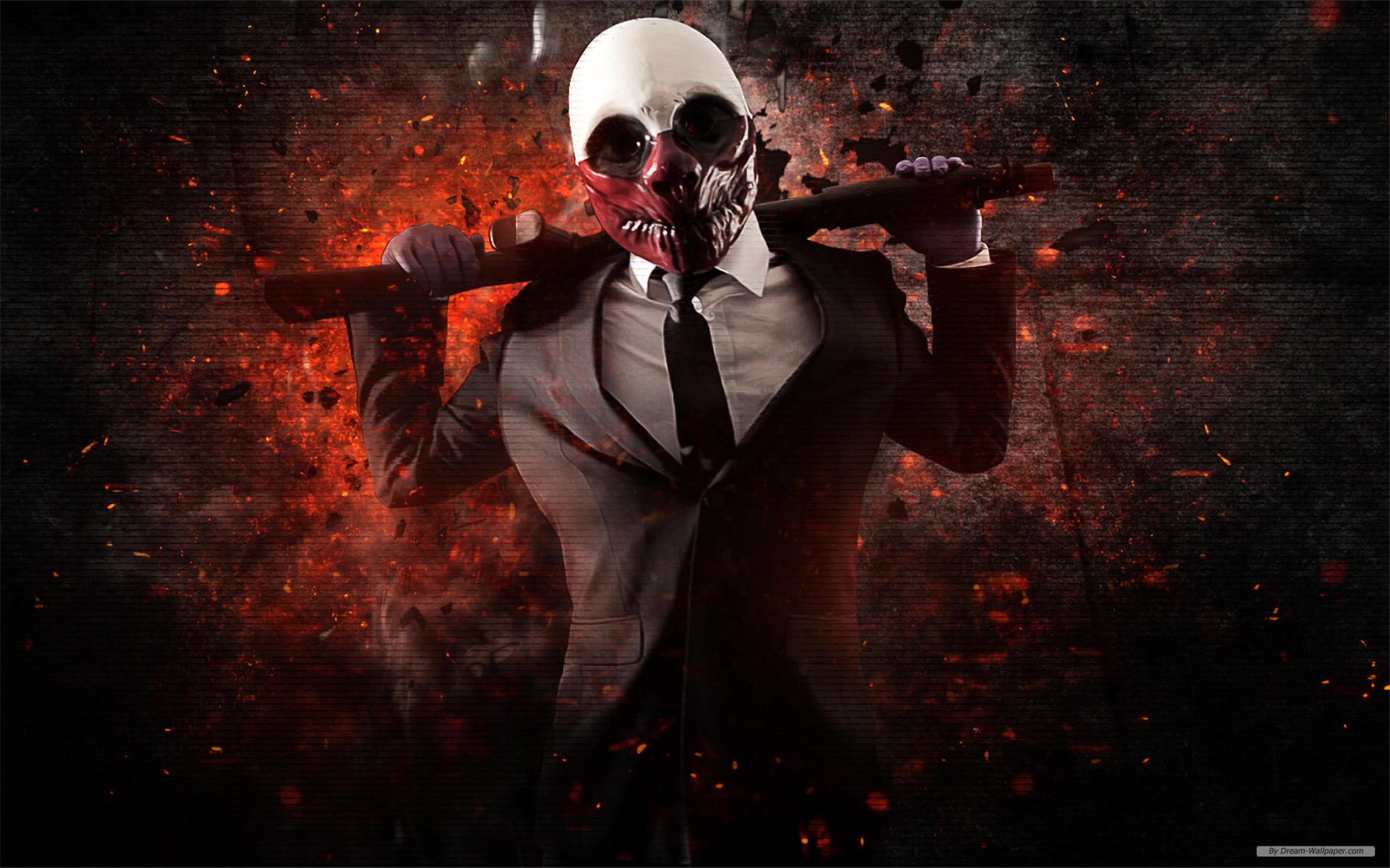 Free Game Wallpaper - Payday The Heist , HD Wallpaper & Backgrounds