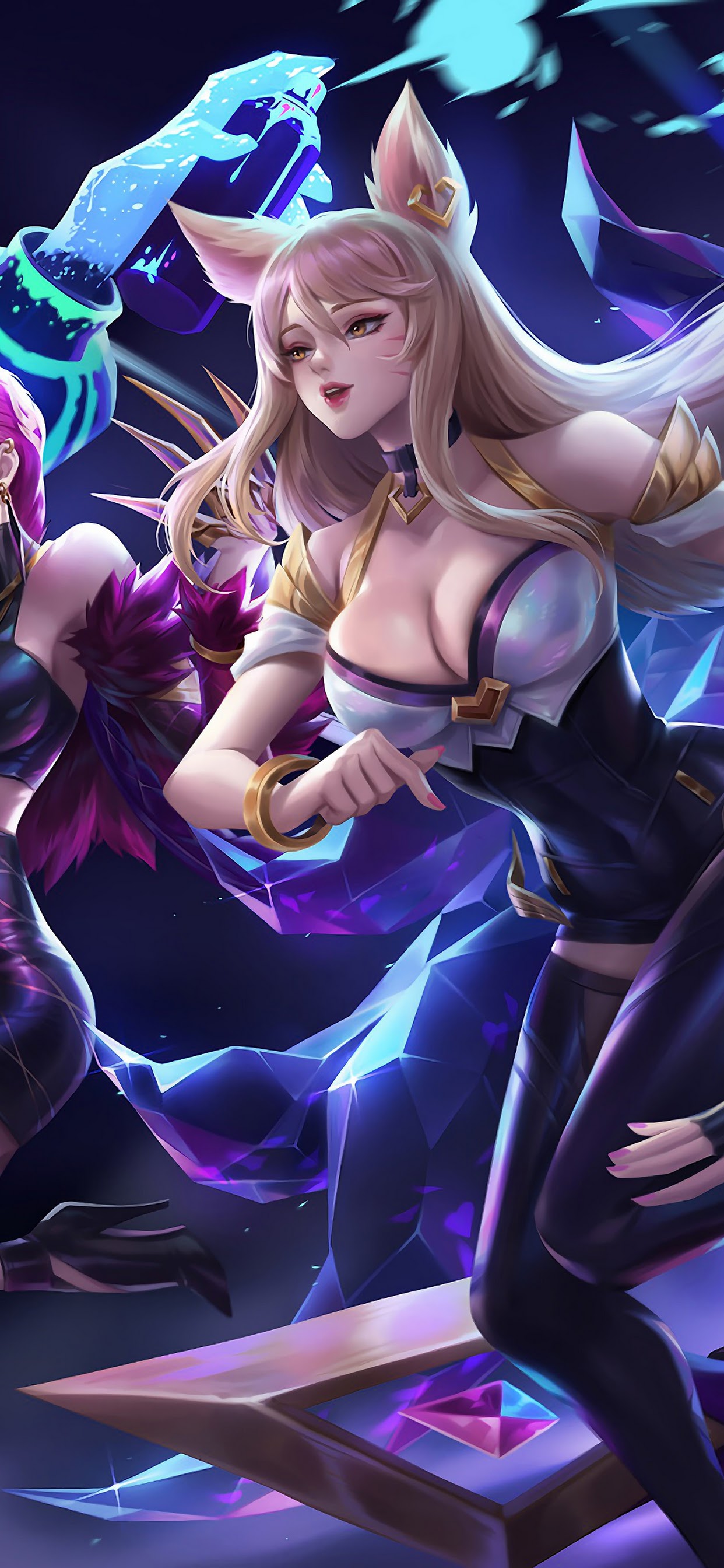 Iphone Xs Max - League Of Legends Kda Wallpaper Hd , HD Wallpaper & Backgrounds