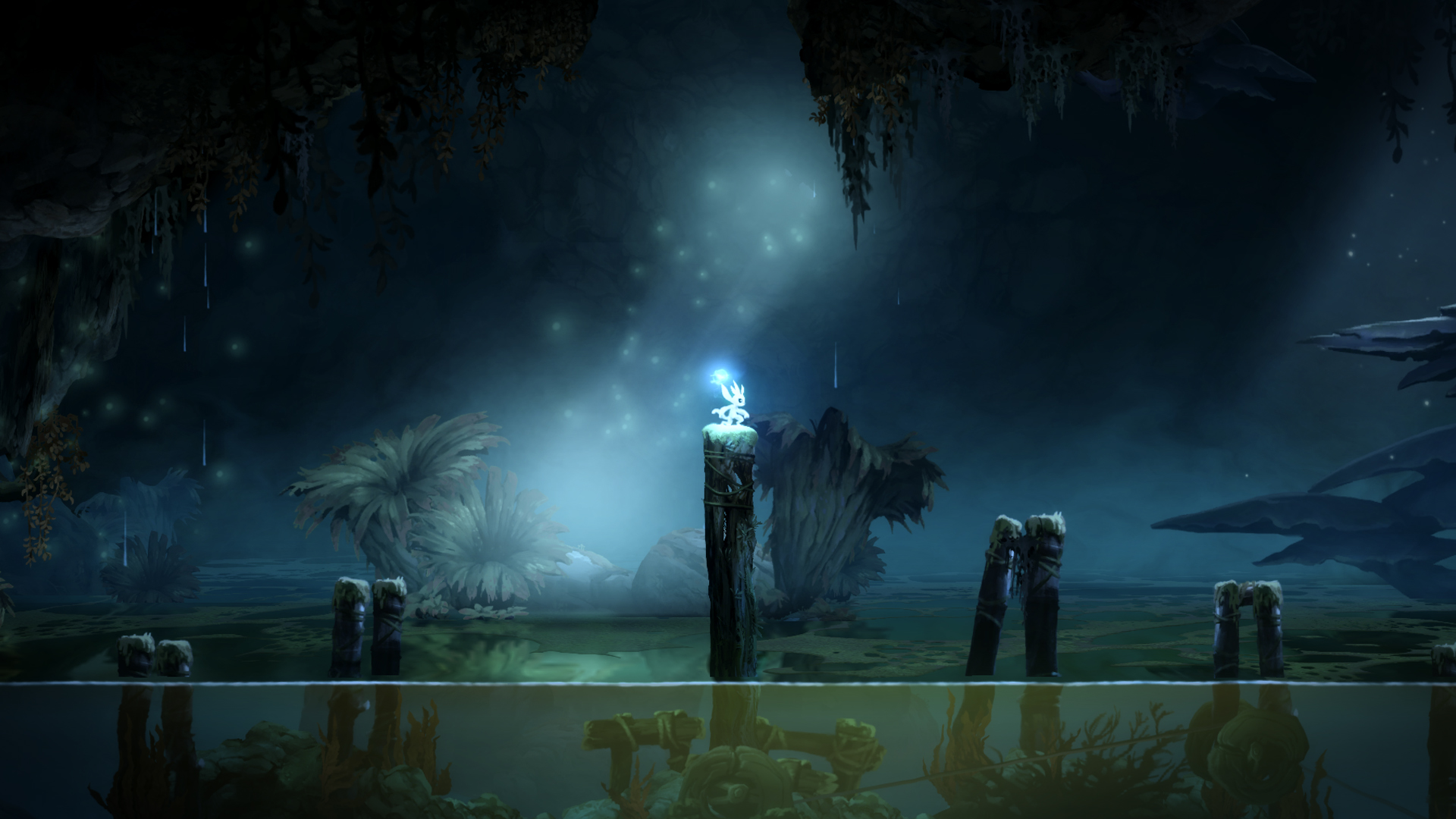 Ori And The Blind Forest Background - Lake Ori And The Blind Forest , HD Wallpaper & Backgrounds