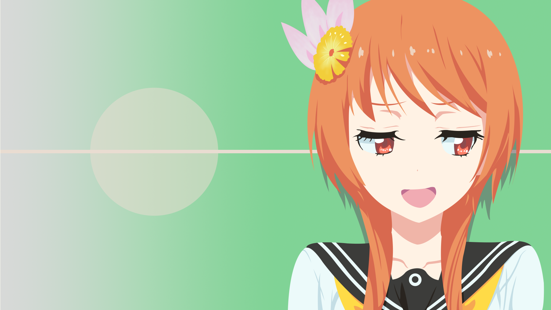 #tachibana Marika, #flower In Hair, #anime Girls, #anime, - Marika Tachibana Hd , HD Wallpaper & Backgrounds
