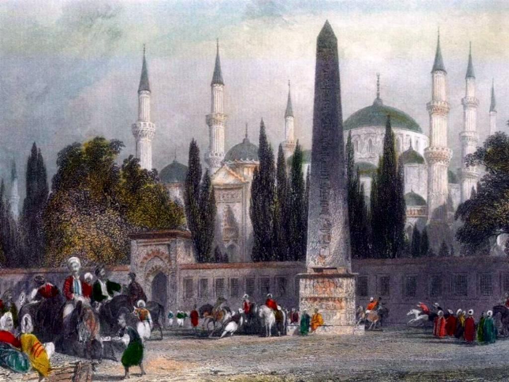 Osmanlı Dönemi Manzara Tabloları - Ottoman Gravür , HD Wallpaper & Backgrounds