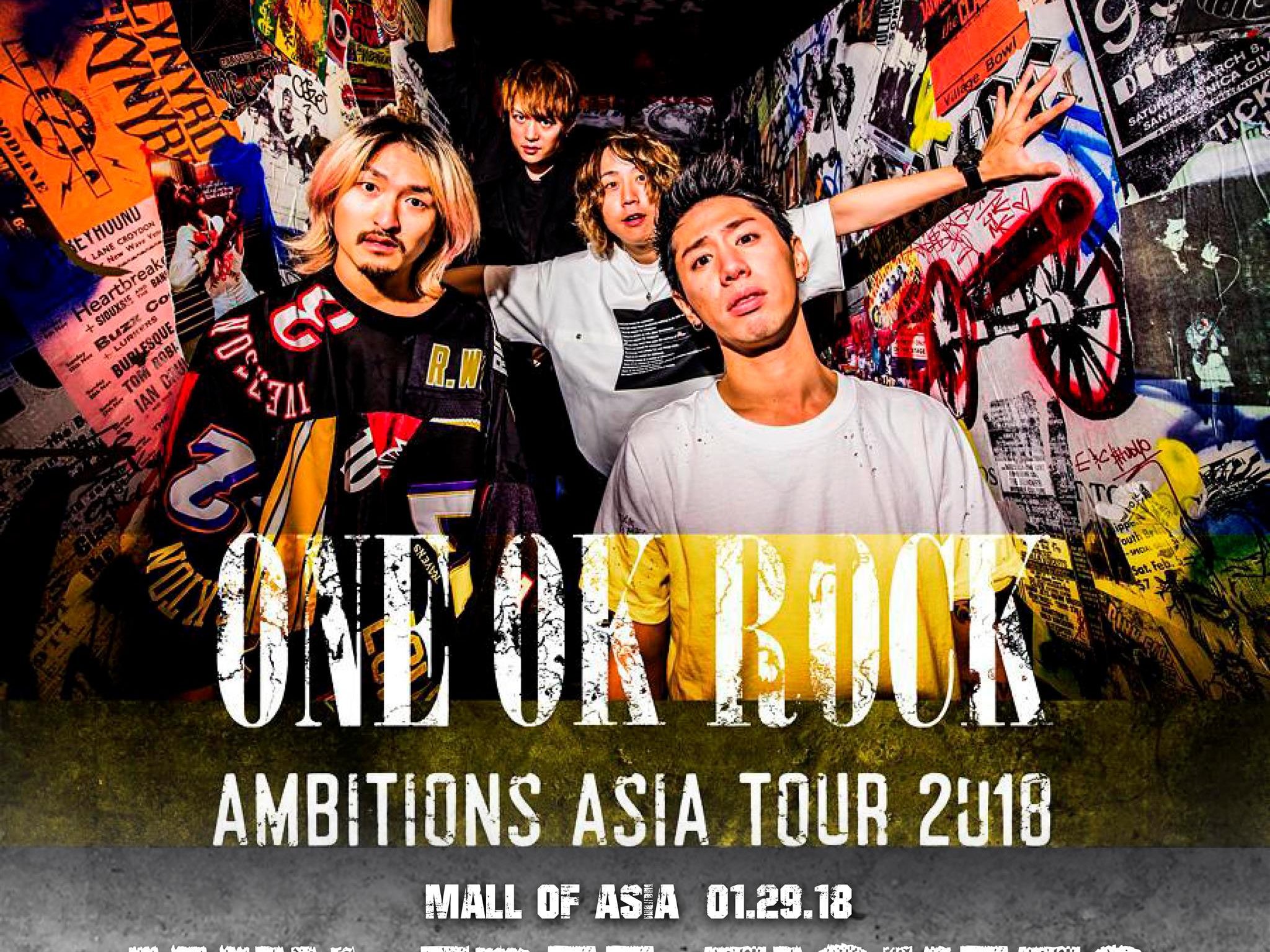 One Ok Rock 2018 Tour , HD Wallpaper & Backgrounds