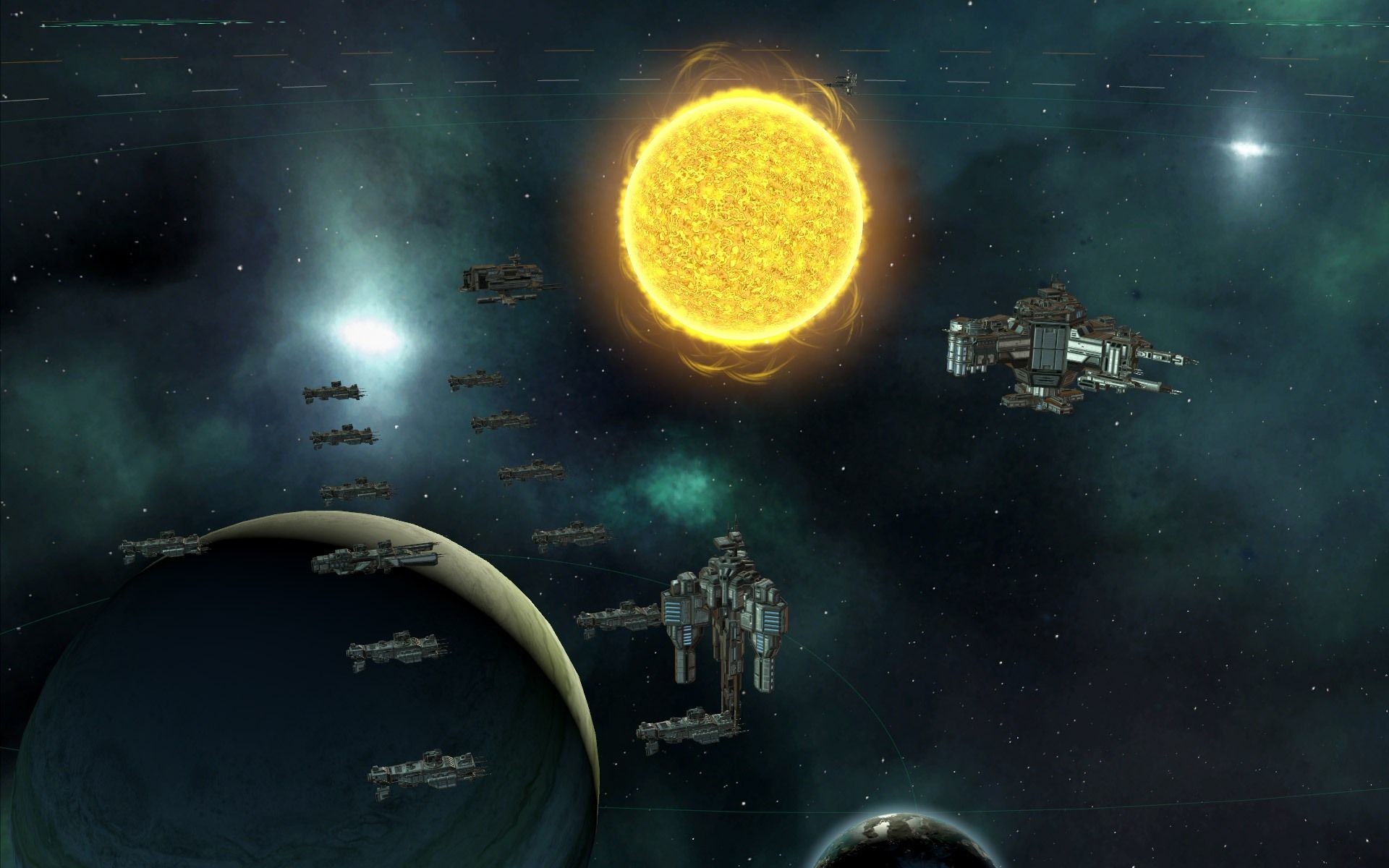 Stellaris Iphone Wallpaper Id - Stellaris Ancient Ships Stargate , HD Wallpaper & Backgrounds