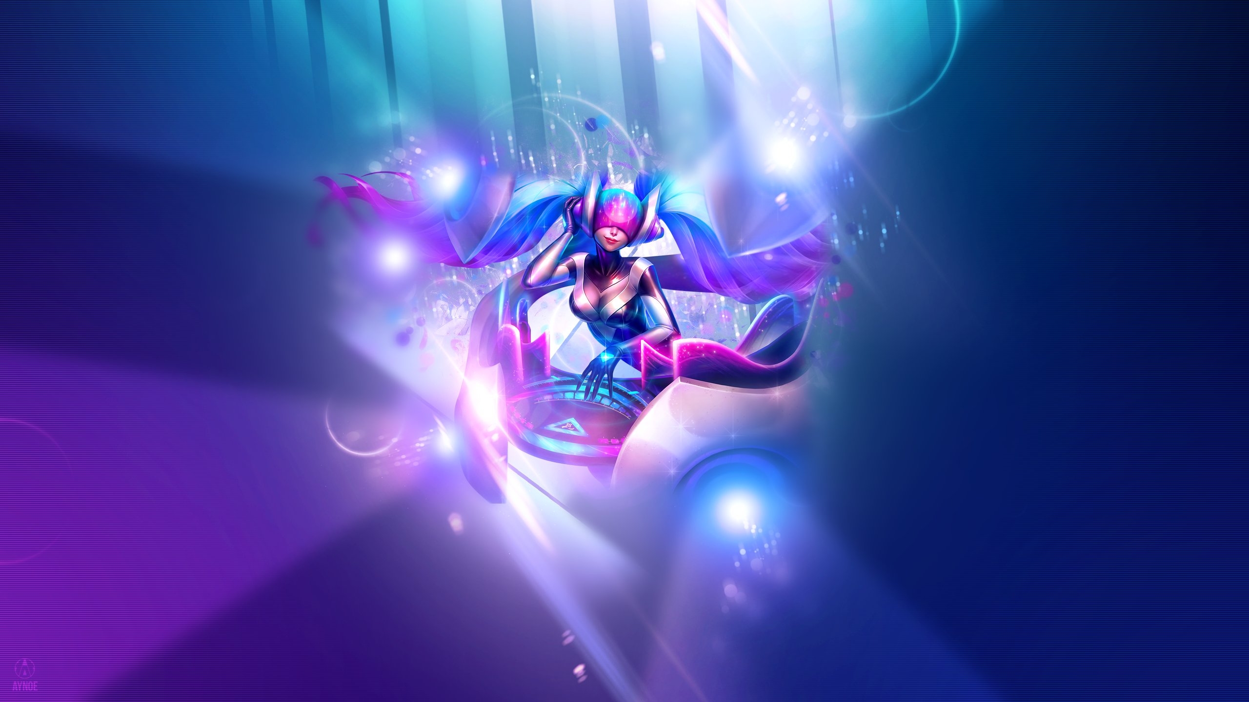 Dj Sona, League Of Legends, Electro Music - Dj Sona Wallpaper Hd , HD Wallpaper & Backgrounds