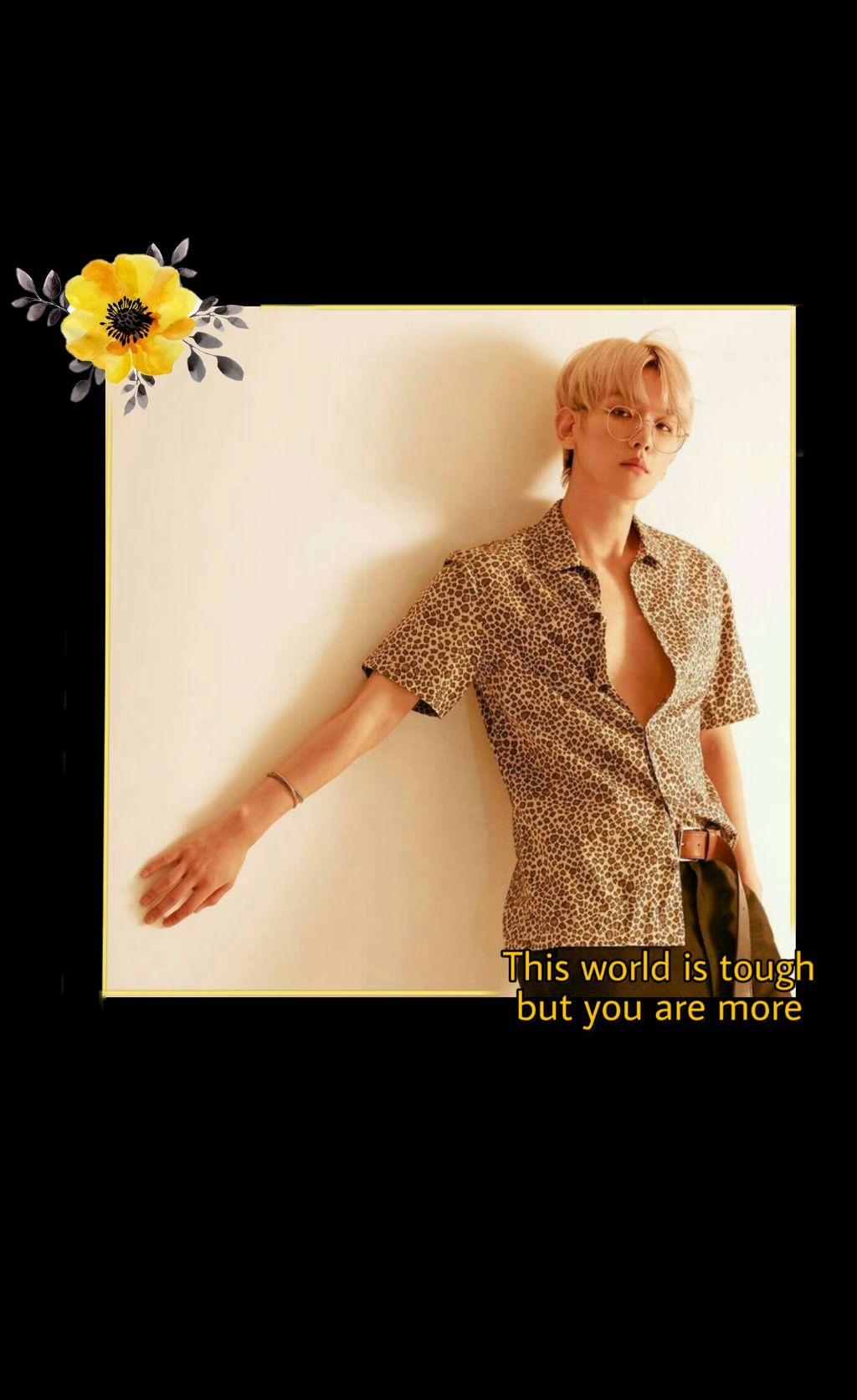 #freetoedit #kpop #exo #baekhyun #wallpaper #wallpaperkpop - Sunflower , HD Wallpaper & Backgrounds