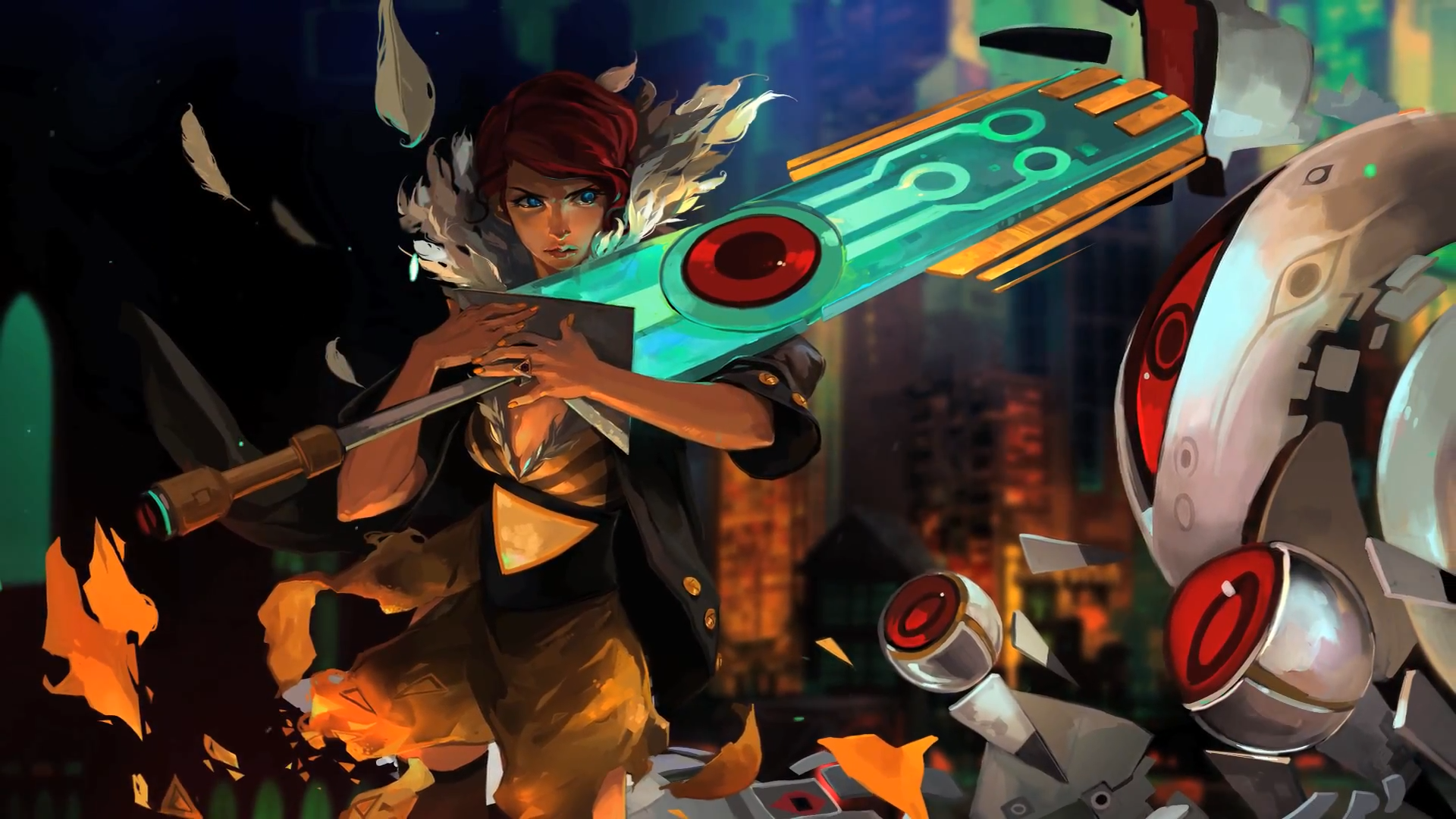 Load 23 More Imagesgrid View - Transistor Game , HD Wallpaper & Backgrounds