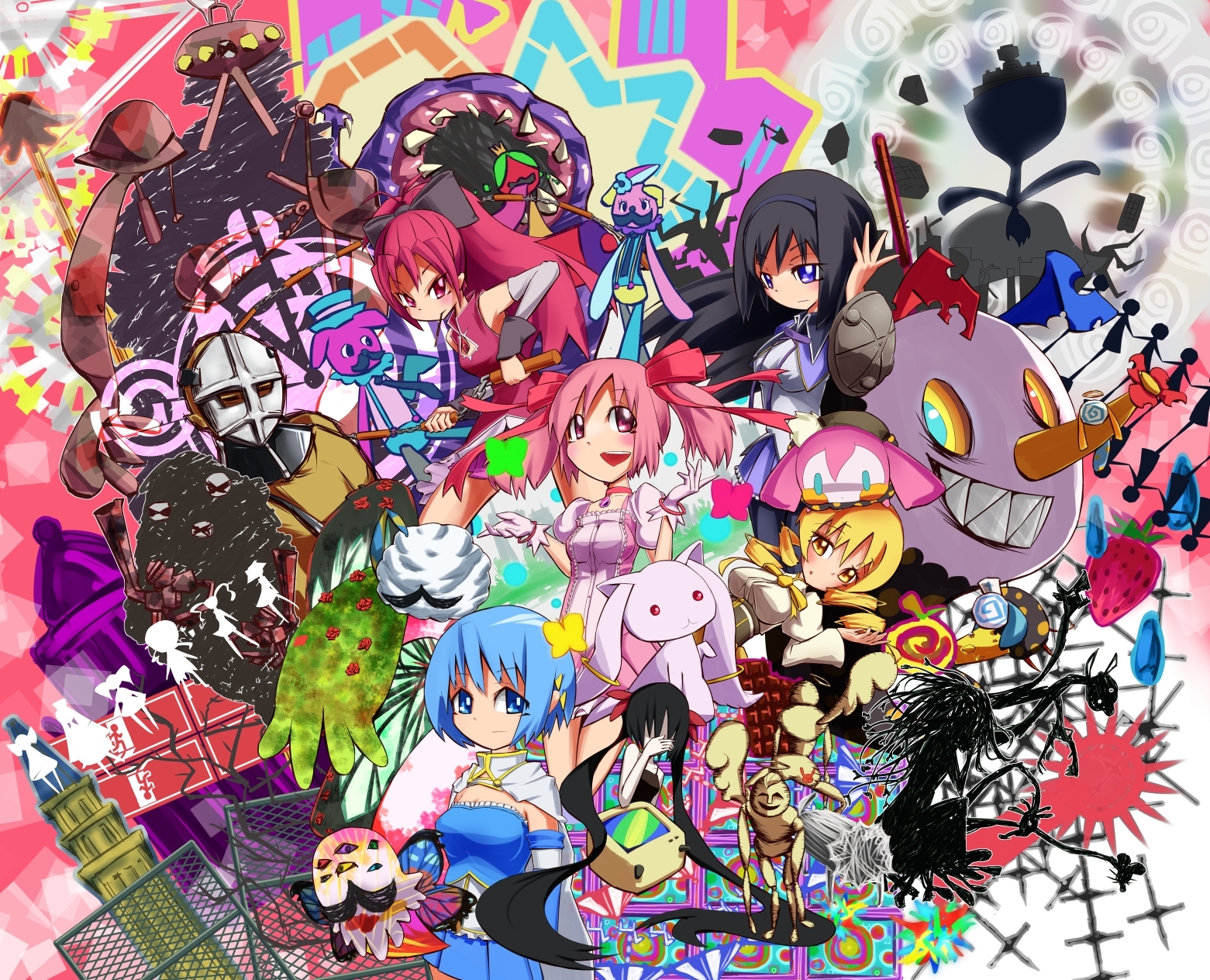 Mahou Shoujo Madoka Magica Wallpaper - Puella Magi Madoka Magica , HD Wallpaper & Backgrounds
