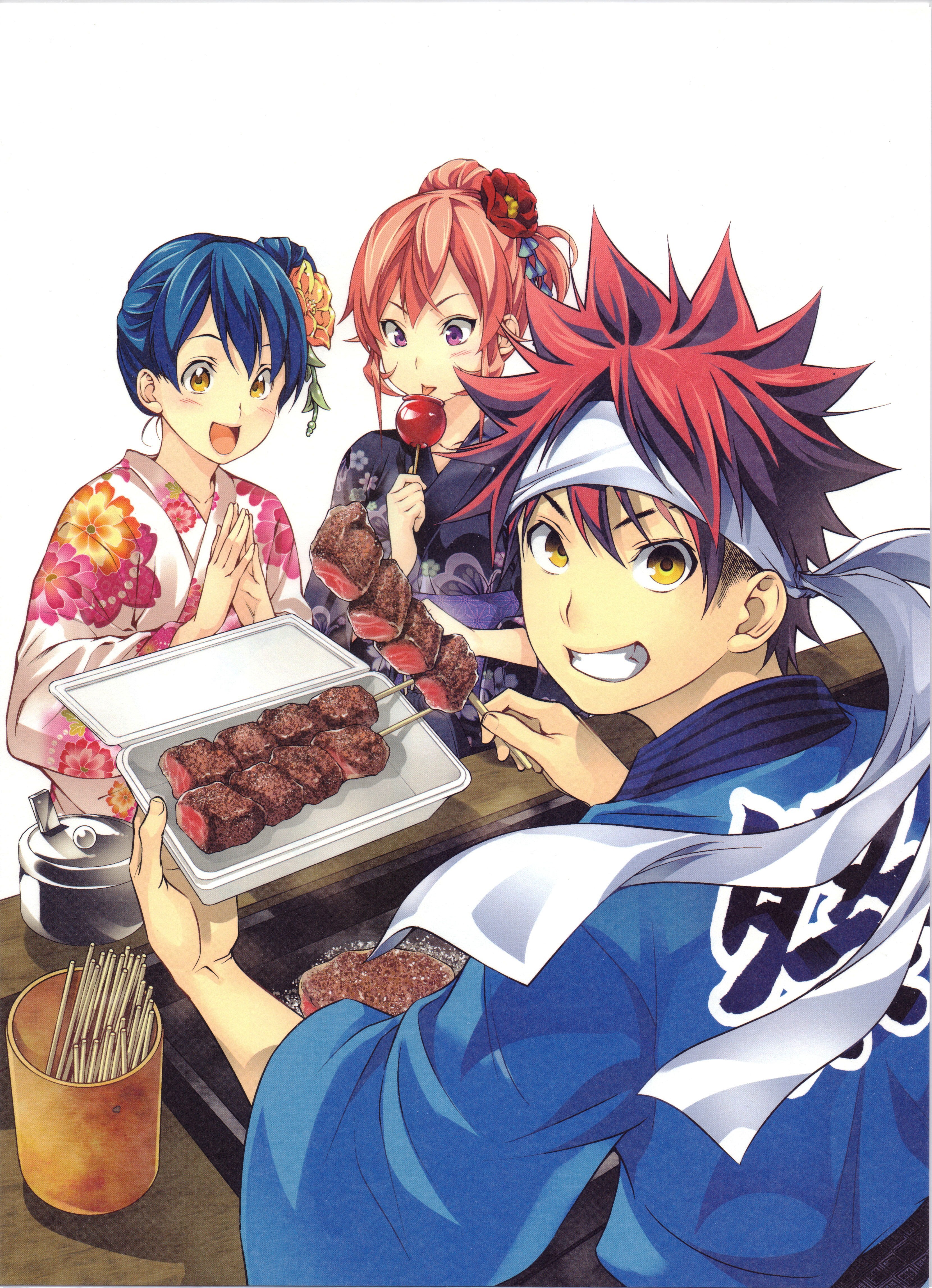 Food Wars Download Shokugeki No Souma Image , HD Wallpaper & Backgrounds