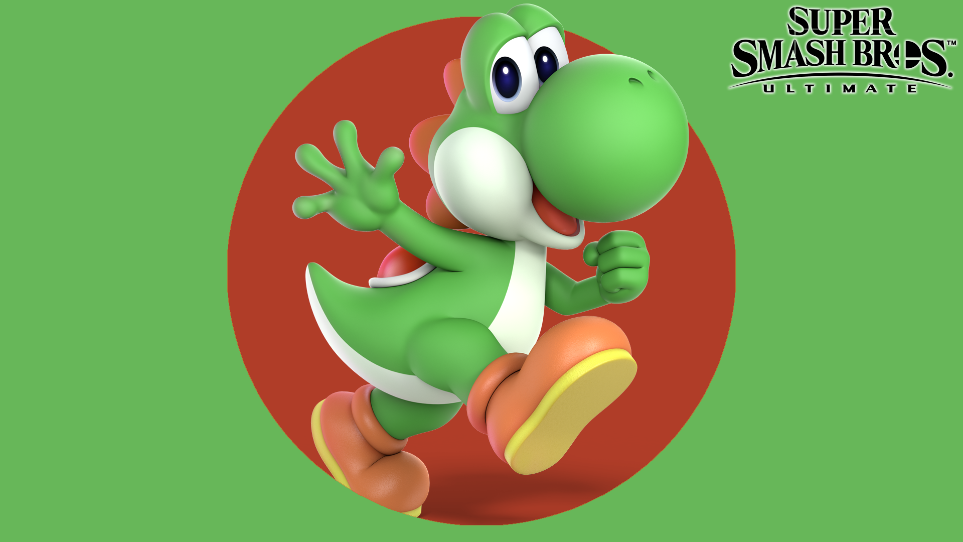 Ultimate Yoshi Wallpaper - Super Smash Bros Ultimate Yoshi , HD Wallpaper & Backgrounds