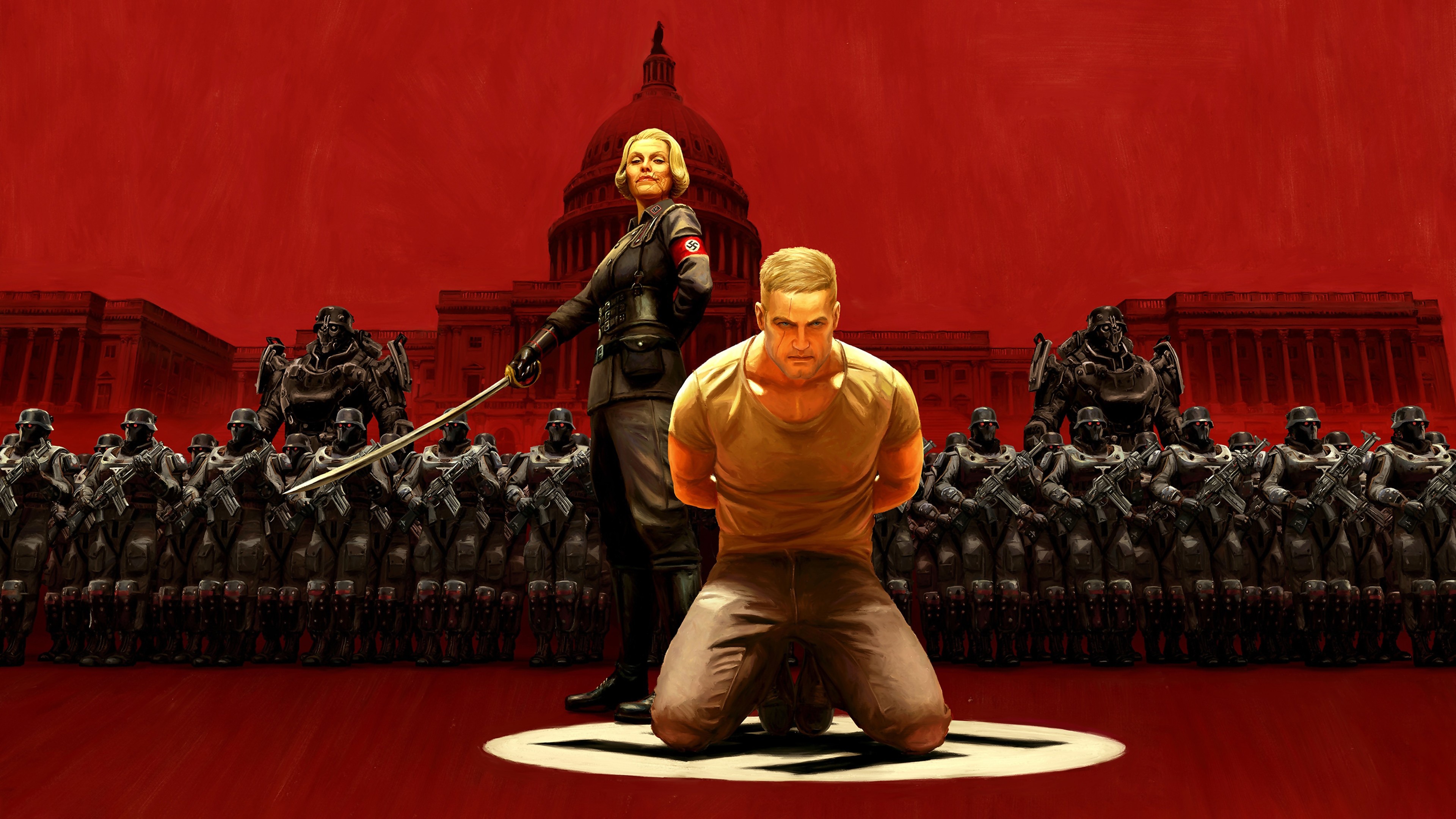 Hd Wallpaper - Wolfenstein 2 The New Colossus , HD Wallpaper & Backgrounds