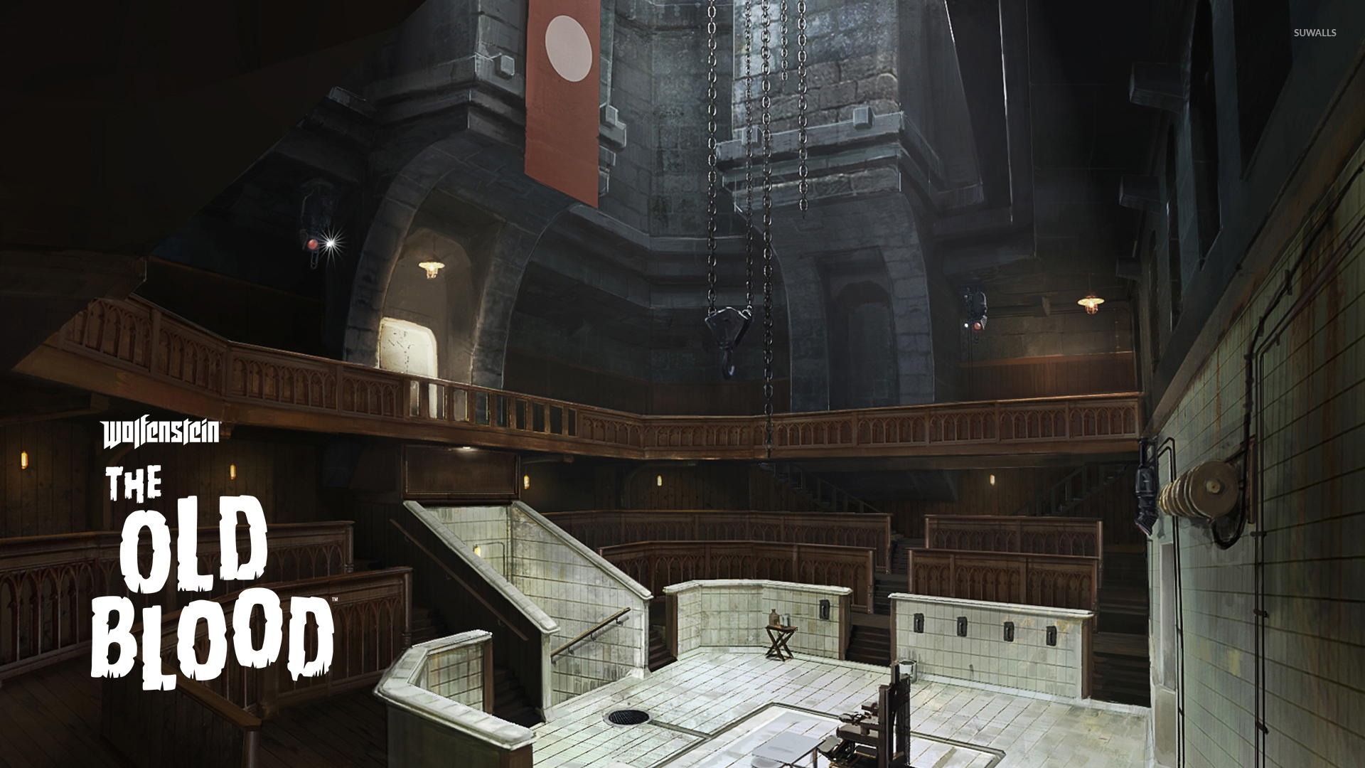 The Execution Chamber In Wolfenstein - Building , HD Wallpaper & Backgrounds