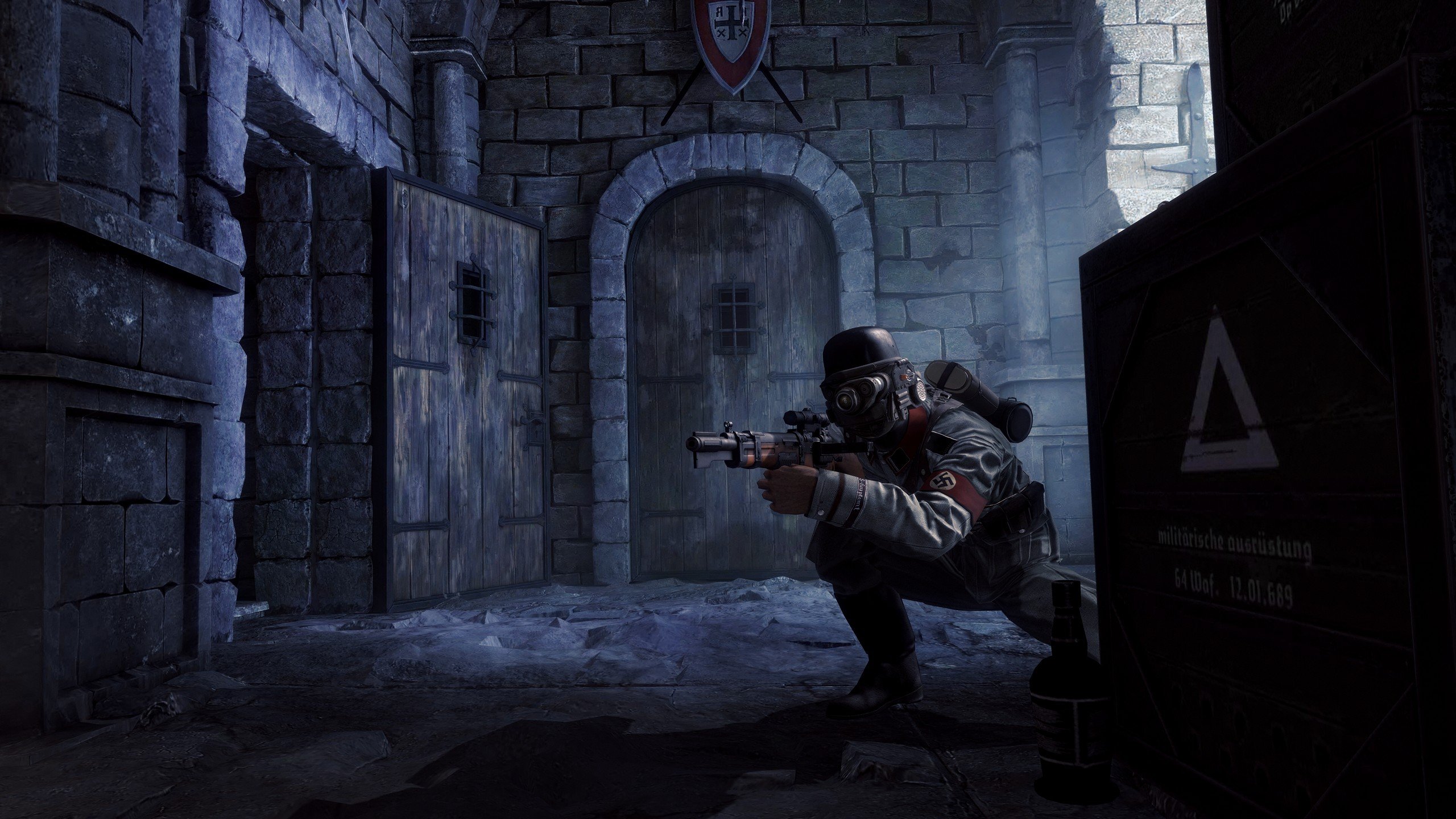 Wolfenstein The Old Blood Soldier , HD Wallpaper & Backgrounds