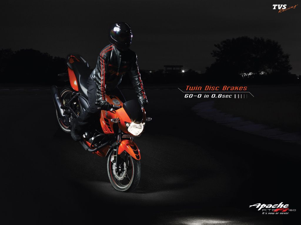 Apache Wallpaper - Tvs Apache Rtr Ad , HD Wallpaper & Backgrounds