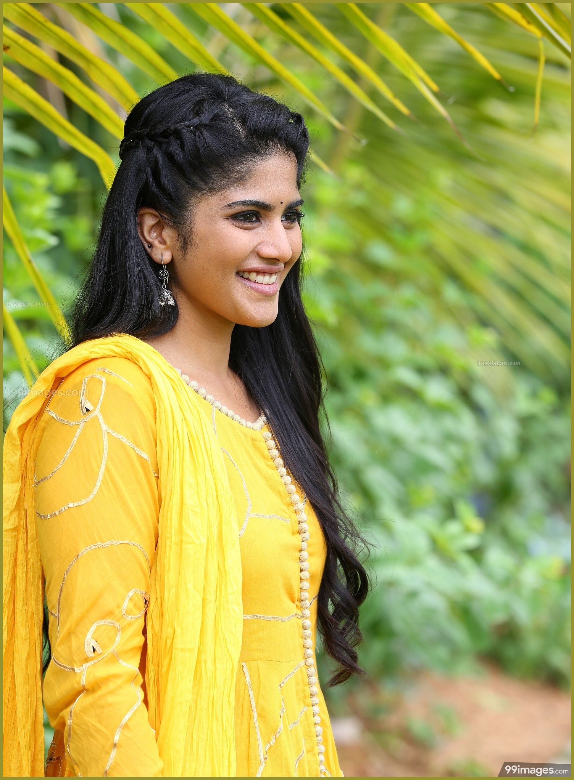 South Indian Actress, Ankita Lokhande - Megha Aakash In Yellow Dress Hd , HD Wallpaper & Backgrounds
