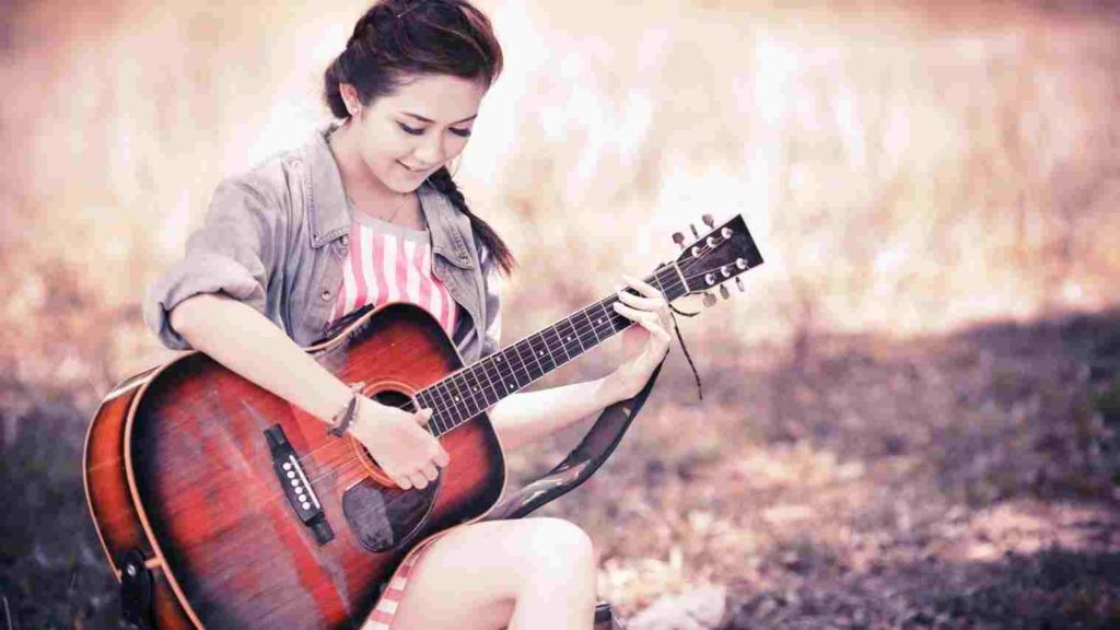 Attitude Profile Pictures For Boys & Girls For Facebook - Beautiful Girl In Guitar , HD Wallpaper & Backgrounds