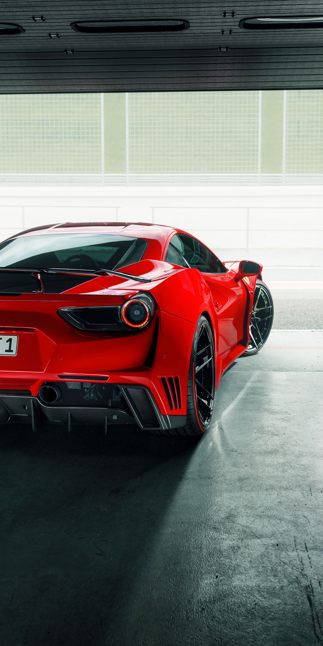 Ferrari 488 Gtb Sports Car Rear Wallpaper Ferrari 488