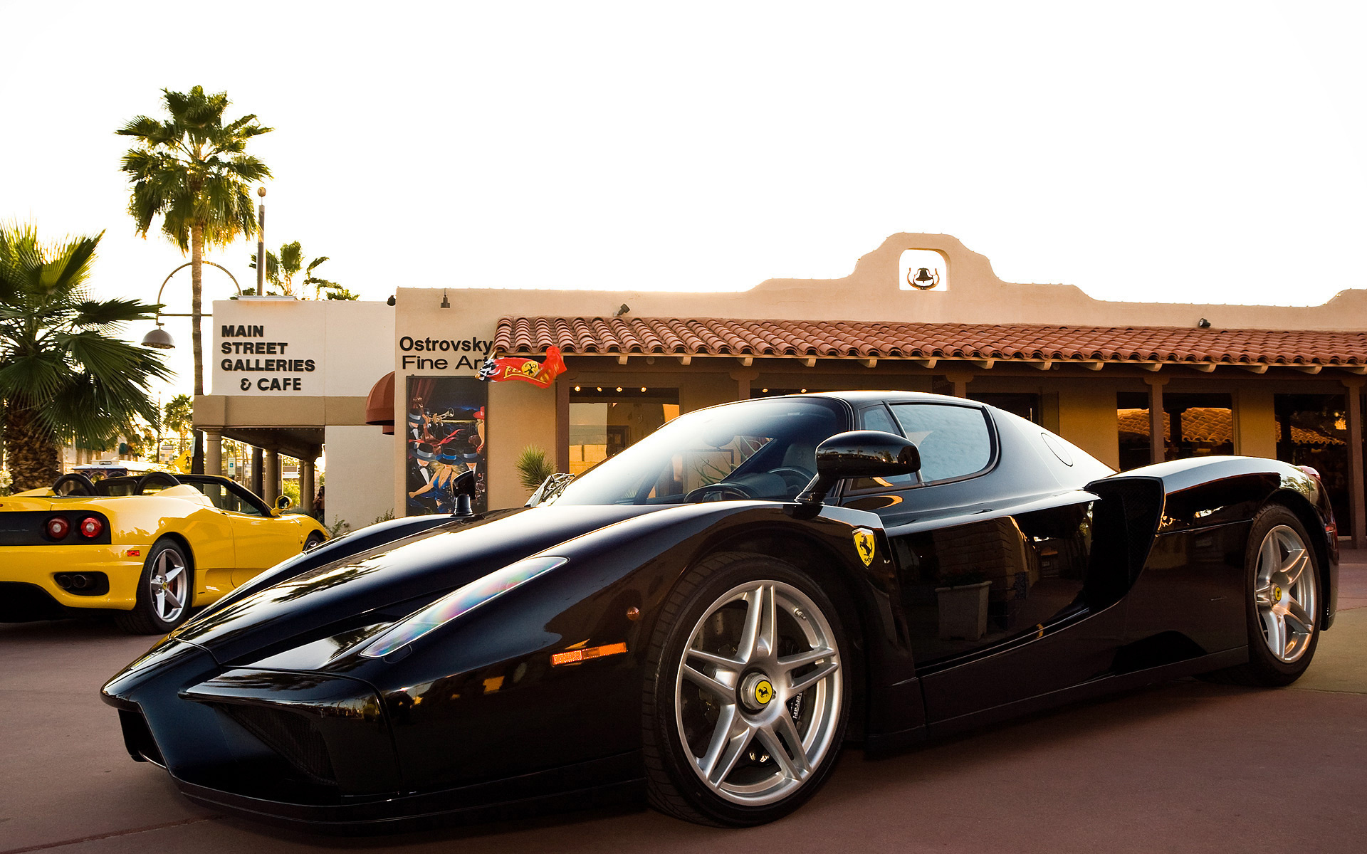 Ferrari, Enzo, 360, Vehicles, Cars, Auto, Supercar, - Black Ferrari Enzo , HD Wallpaper & Backgrounds
