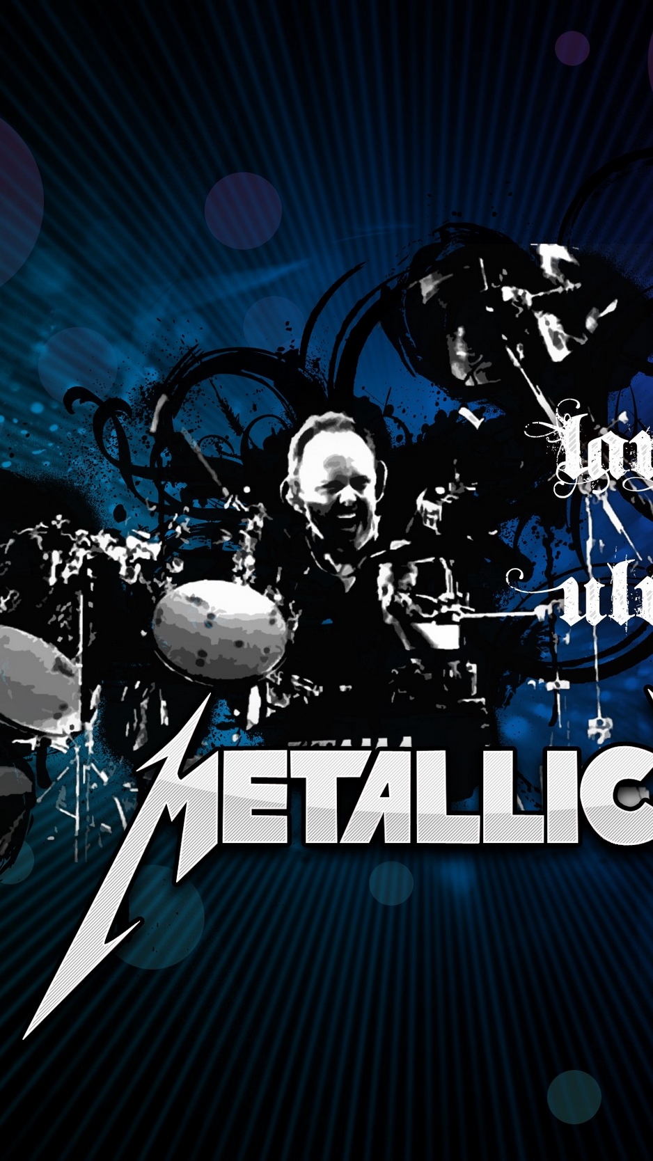 Wallpaper Metallica, Drum, Name, Graphics, Font - Metallica Wallpaper Iphone 7+ , HD Wallpaper & Backgrounds