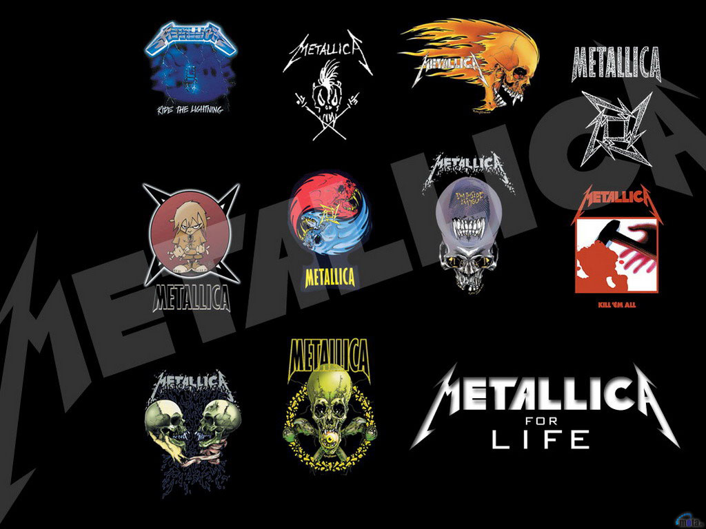 Wallpaper Download Metallica Logo - Metallica Logo Through The Years , HD Wallpaper & Backgrounds