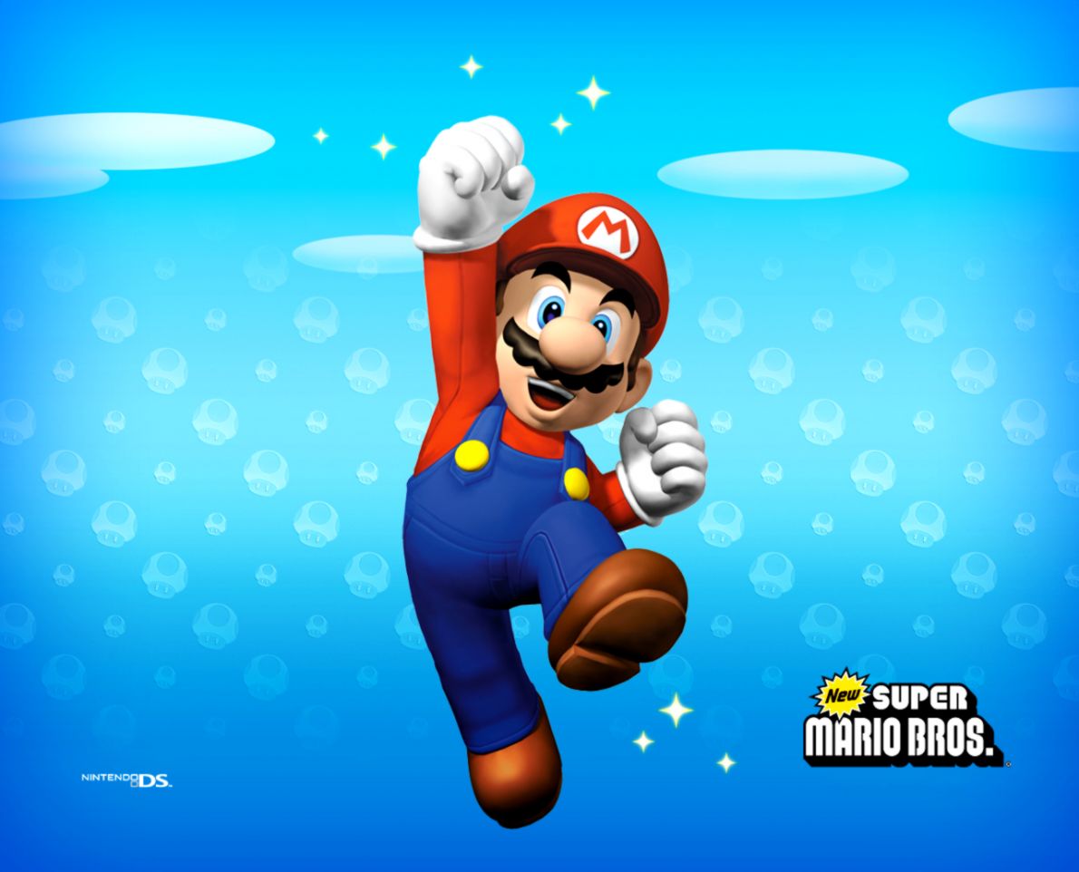Creative Design Super Mario Bros Wallpaper World Iphone - New Super Mario Bros Ds Background , HD Wallpaper & Backgrounds