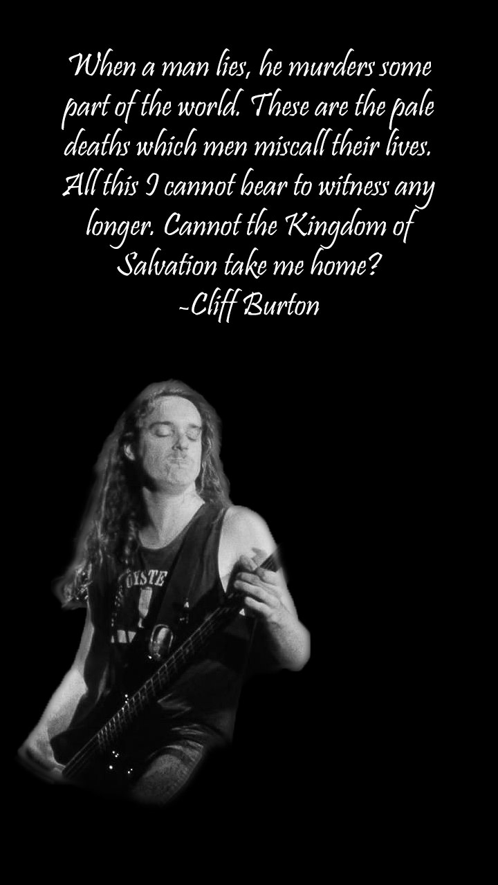 Not The Best At Photoshop But I Made This Wallpaper - Cliff Burton , HD Wallpaper & Backgrounds