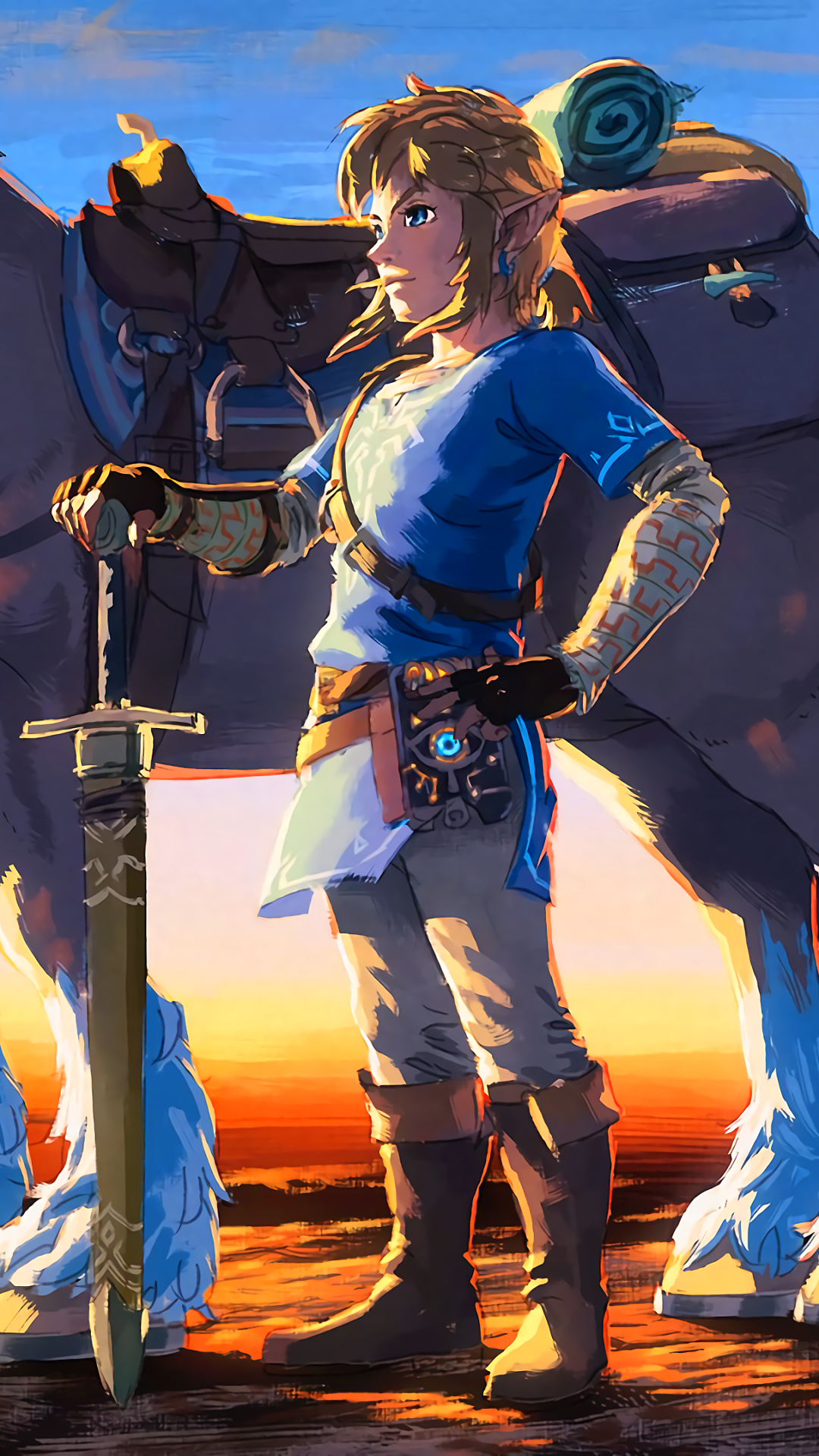 Video Game / The Legend Of Zelda - Zelda Breath Of The Wild Iphone 7 , HD Wallpaper & Backgrounds