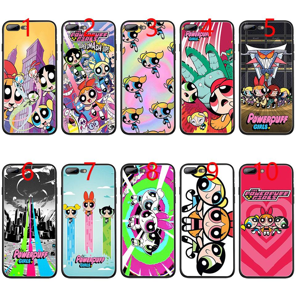 The Powerpuff Girls Soft Black Tpu Phone Case For Iphone - Iphone 6s Plus Powerpuff Girls Cases , HD Wallpaper & Backgrounds