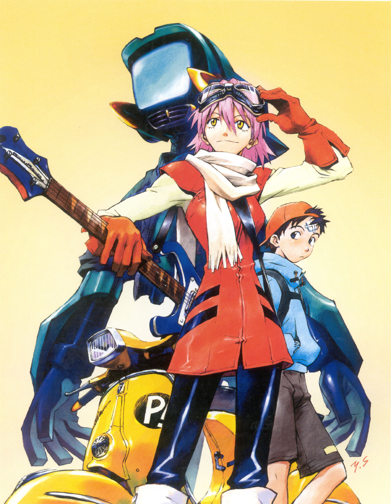 Download Flcl Image - Flcl Anime , HD Wallpaper & Backgrounds