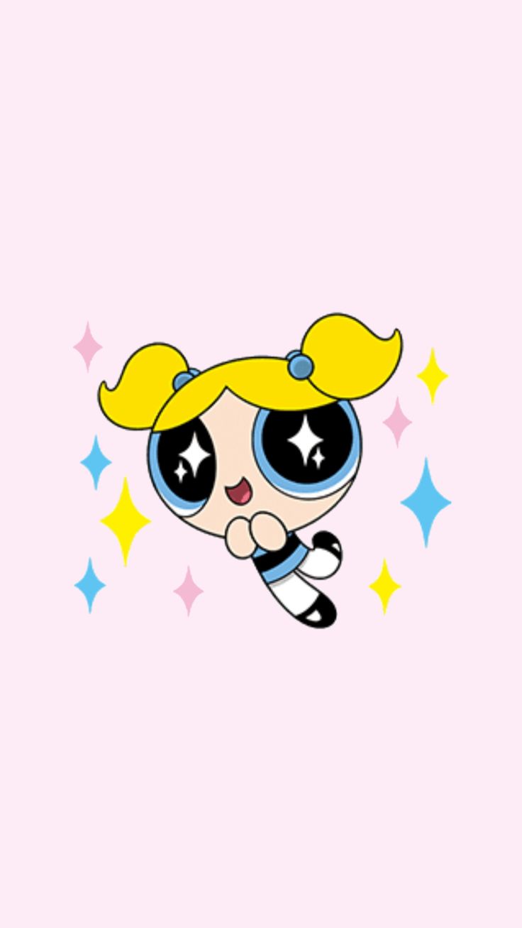 Bubbles Wallpaper, Mobile - Powerpuff Girl Line Sticker Png , HD Wallpaper & Backgrounds