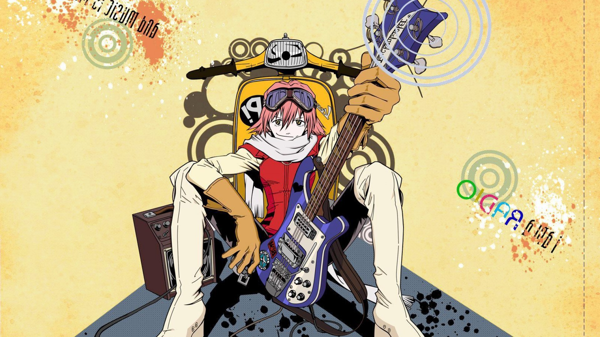 Flcl Wallpaper Gallery - Cartoon , HD Wallpaper & Backgrounds