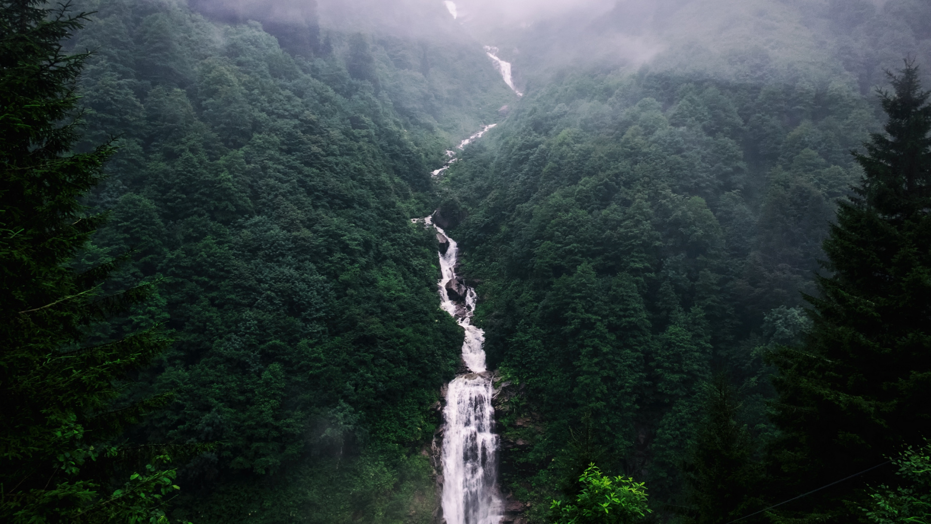 Wilderness, Waterfall, Rainforest, Desert, Tropical - Hd Rainforest Waterfalls Background , HD Wallpaper & Backgrounds