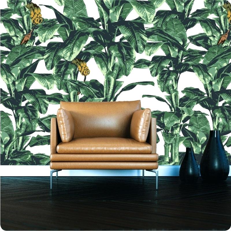 Tropical Wallpaper For Walls Tropical Wallpaper In - Leaf Wallpaper Australia , HD Wallpaper & Backgrounds