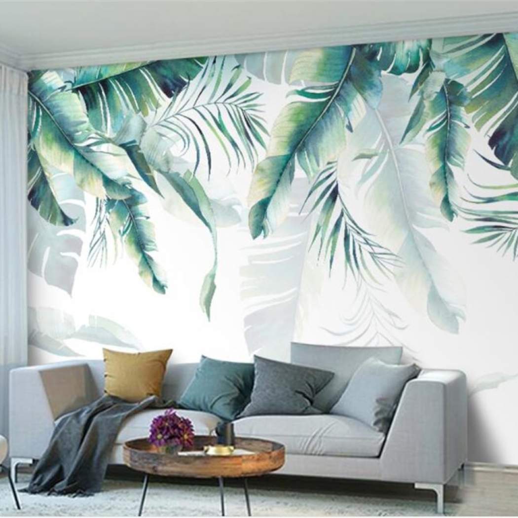 ซื้อที่ไหน Beibehang Custom Photo Wallpaper Retro Tropical - Tropical Mural , HD Wallpaper & Backgrounds