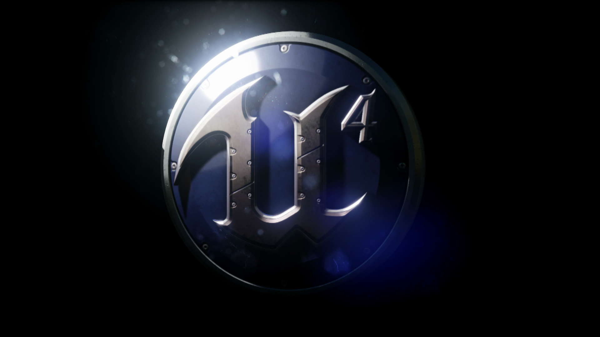 Unreal Engine 4 Logo Wallpaper 4 - Unreal Engine 4 Logo , HD Wallpaper & Backgrounds