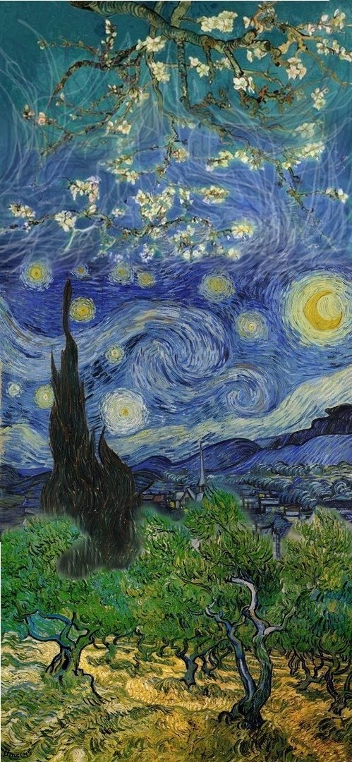 Van Gogh Mashup - Vincent Van Gogh Wallpaper Iphone , HD Wallpaper & Backgrounds