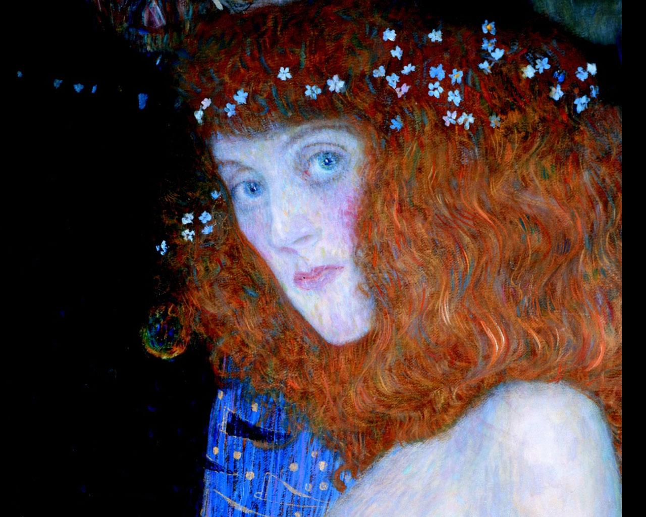 Hope I Wallpaper - Gustav Klimt , HD Wallpaper & Backgrounds