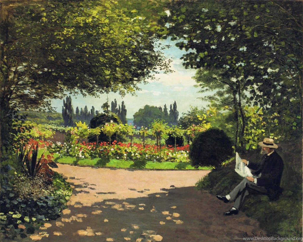 Monet Iphone Wallpaper - Claude Monet Early Work , HD Wallpaper & Backgrounds