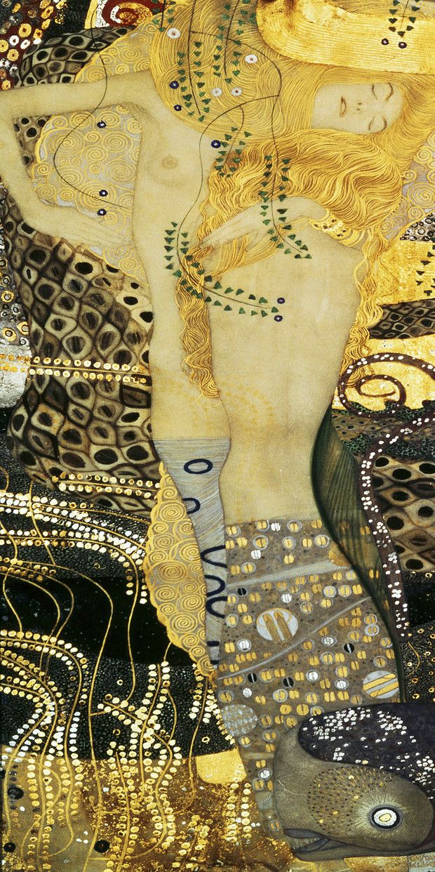 Wall Mural & Photo Wallpaper - Gustav Klimt Water , HD Wallpaper & Backgrounds