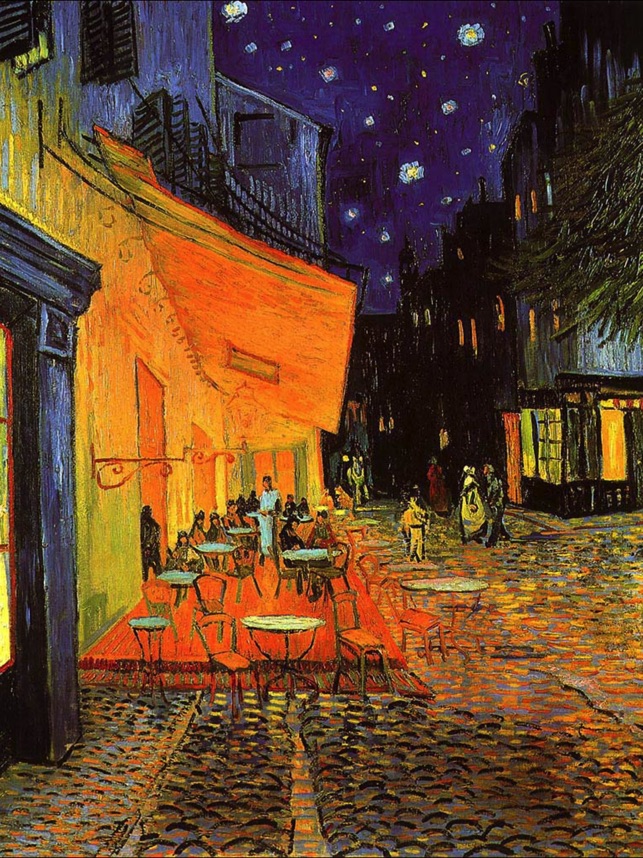 Art Wallpaper Lite On The App Store - Cafe Terrace Vincent Van Gogh , HD Wallpaper & Backgrounds