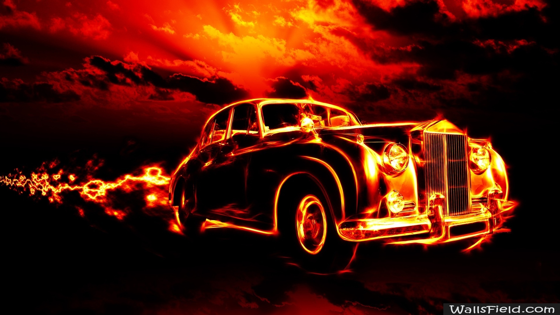 Download Wallpaper Available Resolutions - Old Cars On Fire , HD Wallpaper & Backgrounds